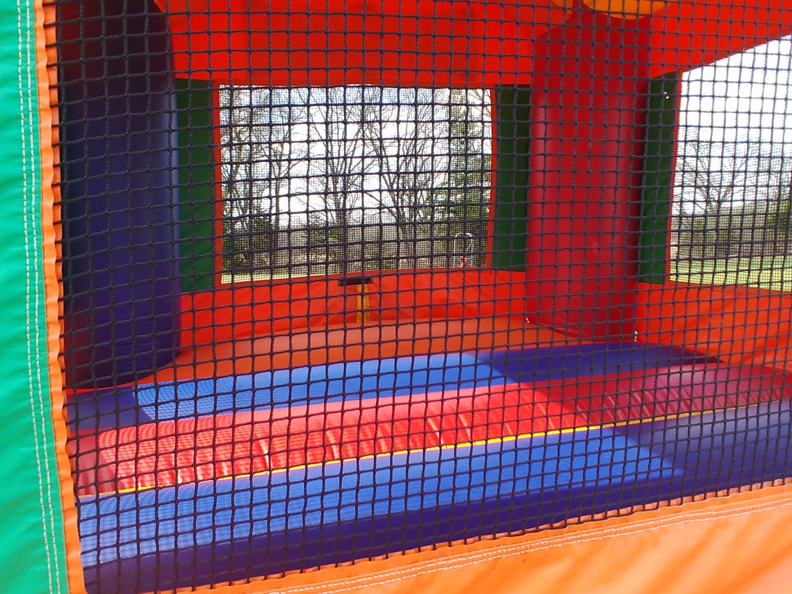 Sports Bounce House rental interior view